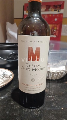 Bordeaux Bordeaux supérieur Château Croix-Mouton 2021