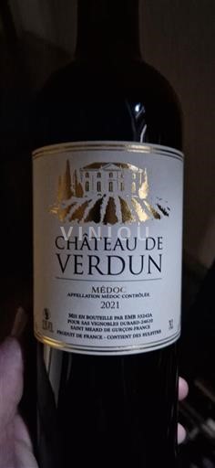 Bordeaux Médoc Château Verdun 2021