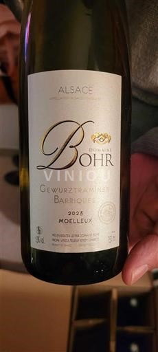 Alsacia Domaine Bohr Gewurztraminer Barriques 2025