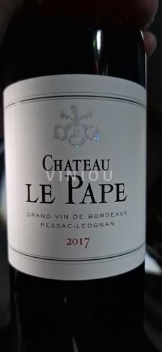 Bordeaux Pessac-Léognan Château Le Pape 2017
