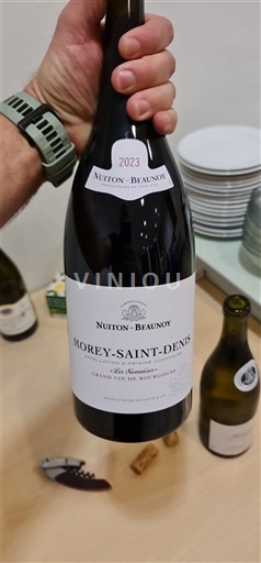 Viinit Rouge sec Nuiton-Beaunoy 2023 Ranska Burgundi Morey-Saint-Denis AOC