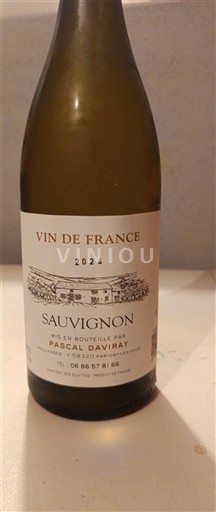 Valle del Loira No especificado Pascal Daviray Sauvignon 2024