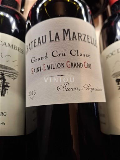 Bordeaux Saint-Émilion Grand Cru Grand Cru Classé Château La Marzelle 2015