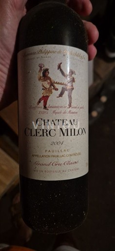Burdeos Pauillac Grand Cru Château Clerc Milon 2004