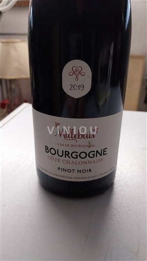 Burgundija Bourgogne-Côte-Chalonnaise Millebuis 2019