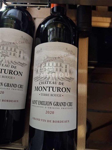 Bordeaux Saint-Émilion Grand Cru Grand Cru Château Monturon Terre Rouge 2020