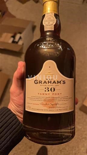 Portugalska Porto W. & J. Graham's 30 Years Old Tawny Neleten.