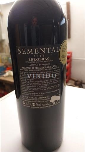 Sydväst Bergerac Semental 2015