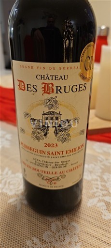 Bordeaux Puisseguin-Saint-Émilion Château S Bruges 2023