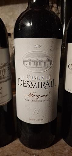 Bordeaux Margaux Grand Cru Château Smirail 2015