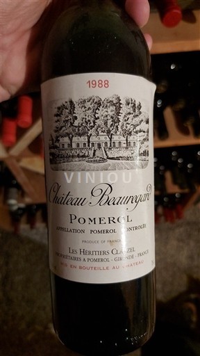 Burdeos Pomerol Château Beauregard 1988