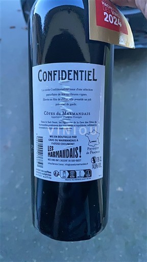 Sudoeste Côtes-du-marmandais Les Marmandais Confidentiel 2020