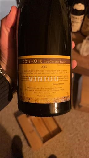 Vallée du Rhône Côte-rôtie Domaine Verzier Les Grandes Places 2015