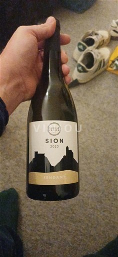 Vin Blanc sec Celliers de Sion 2023 Suisse Valais Fendant AOC