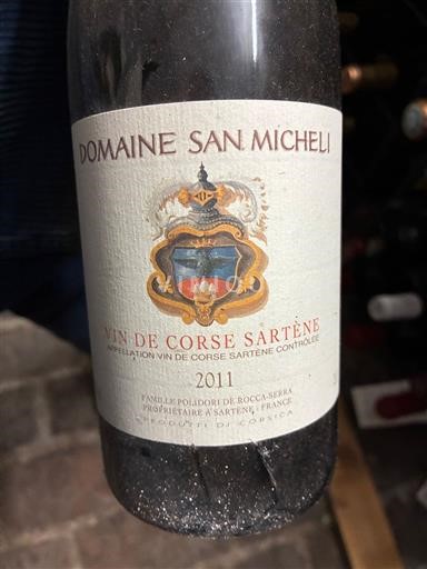 Córsega Não especificado Domaine San Micheli 2011