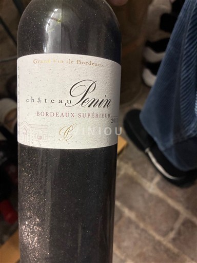 Bordeaux Bordeaux Supérieur Château Penin 2011