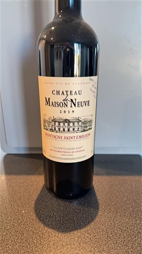 Bordeaux Montagne-Saint-Émilion Château Maison Neuve 2019