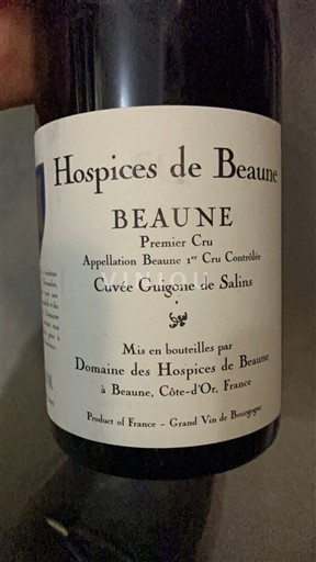 Burgundsko Beaune Premier Cru Hospices de Beaune Guigone de Salins 2018