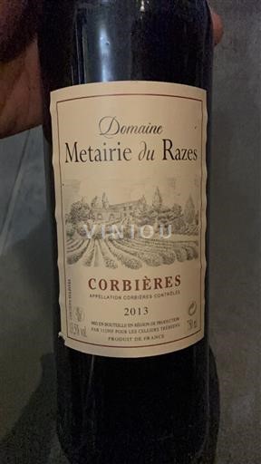 Languedoc Corbières Domaine Metairie du Razes 2013
