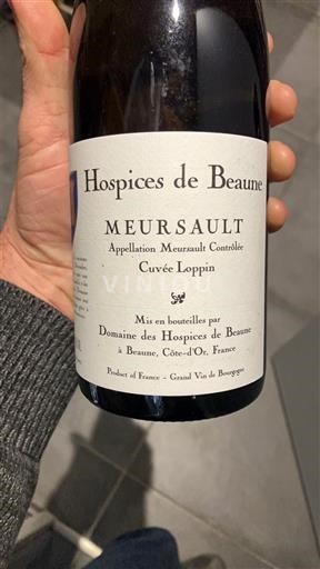 Bourgogne Meursault Hospices de Beaune Loppin 2017