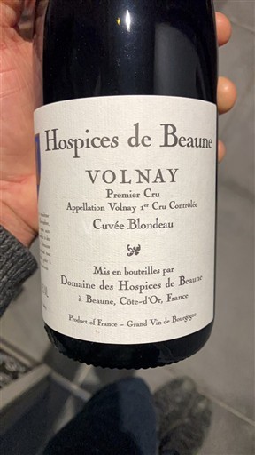 Bourgogne Volnay Premier Cru Hospices de Beaune Blondeau 2022