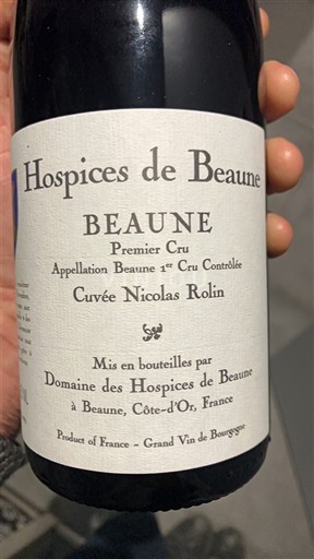 Bourgogne Beaune Premier Cru Hospices de Beaune Nicolas Rolin 2023
