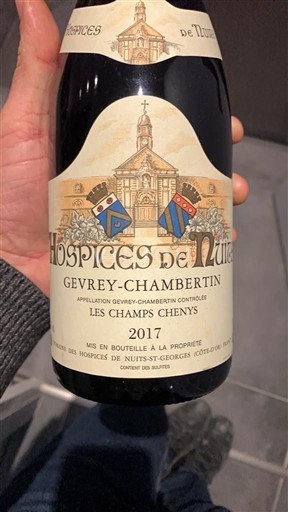 Borgonha Gevrey-chambertin Hospices de Nuits Les Champs Chenys 2017