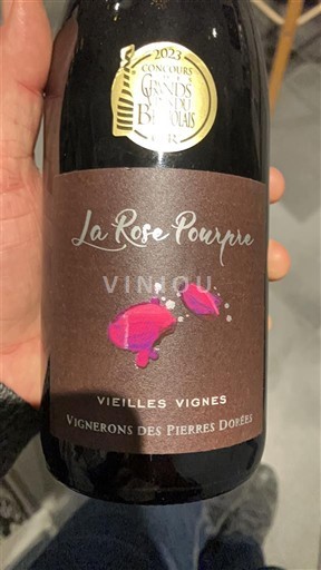Beaujolais Vignerons des Pierres Dorées La Rose Pourpre Vieilles Vignes 2022
