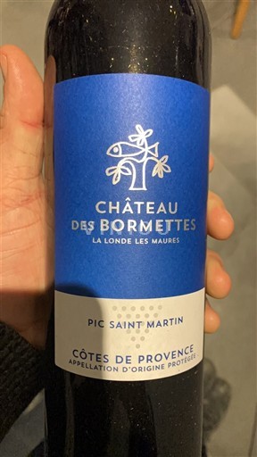 Provence Côtes de Provence Château S Bormettes Pic Saint Martin 2020