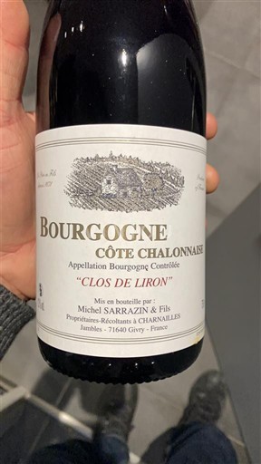 Burgundija Bourgogne-Côte-Chalonnaise Michel Sarrazin & Fils Clos de Liron 2023