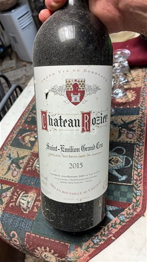 Bordeaux Saint-Émilion Grand Cru Château Rozier 2015