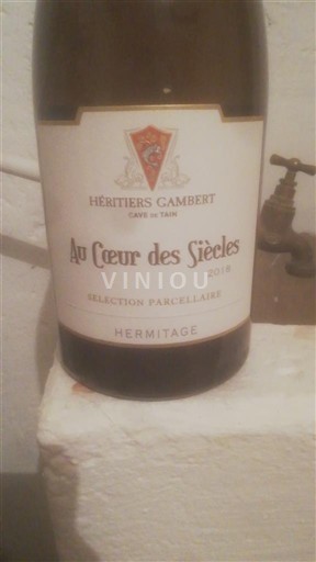 Rhônen laakso Hermitage Cave de Tain Au Cœur des Siècles Sélection Parcellaire 2018
