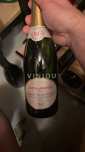 Mousserende vine Blanc brut Barton & Guestier Non millésimé Frankrig Bourgogne Crémant de Bourgogne AOC