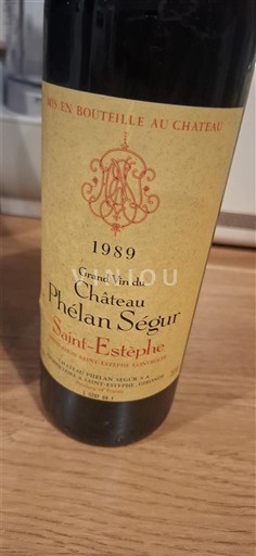 Burdeos Saint-Estèphe Château Phélan Ségur 1989