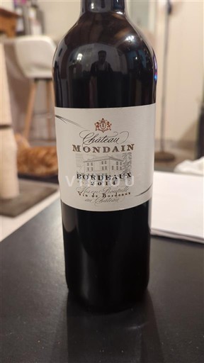 Bordeaux Château Mondain 2014