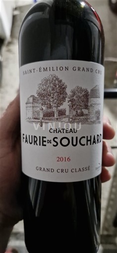 Burdeos Saint-Émilion Gran Cru Grand Cru Classé Château Faurie de Souchard 2016