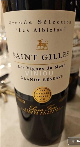 Weine Rouge sec Grande Sélection Les Albizias Les Vignes du Mont Grande Réserve Saint Gilles Non millésimé Frankreich Rhônetal Côtes du Rhône AOC