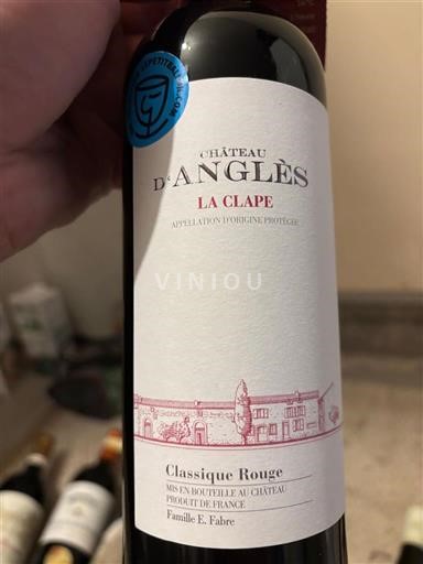Languedoc La Clape Château Anglès Classique Rouge 2023