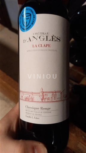 Languedoc La Clape Château Anglès Classique Rouge 2023
