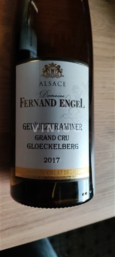 Weine Blanc sec Domaine Fernand Engel 2017 Frankreich Elsass Gewürztraminer AOC Grand Cru