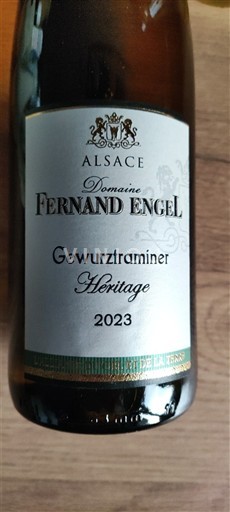 Alsasko Gewürztraminer Domaine Fernand Engel Héritage 2023