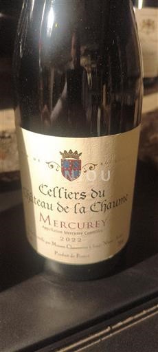 Burgundsko Mercurey Château Celliers du Château de la Chaume 2022