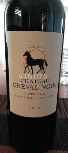 Bordeaux Saint-Émilion Grand Cru Grand Cru Château Cheval Noir Le Fer 2018