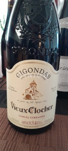 Thung lũng Rhône Gigondas Arnoux & Fils Vieux Clocher Nobles Terrasses Không niên vụ