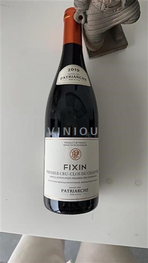 Bourgondië Fixin Premier Cru Patriarche Premier Cru Clos du Chapitre 2019