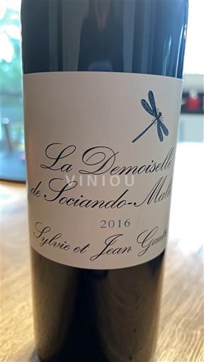 Bordeaux Haut-Médoc Sociando-Mallet La Demoiselle 2016