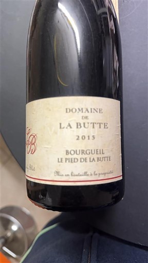 Valle del Loira Bourgueil Domaine La Butte Le Pied de la Butte 2015