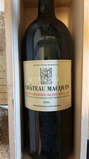 Burdeos Saint-Georges-Saint-Émilion Château Macquin 2016