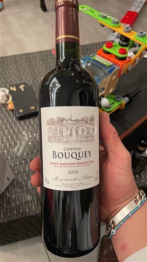 Bordeaux Saint-Émilion Grand Cru Grand Cru Château Bouquey 2022