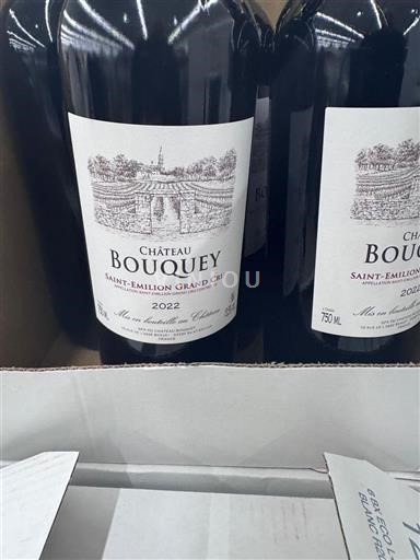 Bordeaux Saint-Émilion Grand Cru Grand Cru Château Bouquey 2022